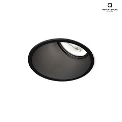 Recessed spot DEEP ASYM ADJUST 1.0 PAR16, GU10 max. 12W, black
