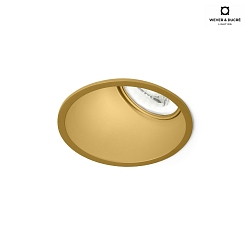 Recessed spot DEEP ASYM ADJUST 1.0 PAR16, GU10 max. 12W, gold