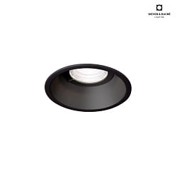 Recessed spot DEEP IP44 1.0 MR16, 12V, GU5.3, QR-CBC51 max. 12W, with leaf springs, black