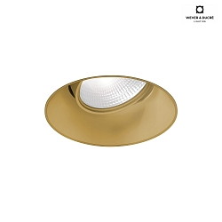 Recessed spot DEEP ADJUST TRIMLESS 1.0 MR16, 12V, GU5.3, QR-CBC51 max. 12W, gold