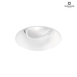 Recessed spot DEEP ADJUST TRIMLESS 1.0 MR16, 12V, GU5.3, QR-CBC51 max. 12W, white