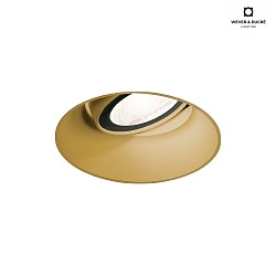 Recessed spot DEEP ADJUST TRIMLESS 1.0 PAR16, GU10 max. 12W, gold