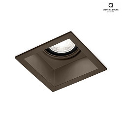 Recessed spot PLANO 1.0 PAR16, GU10 max. 12W, rotatable/swivelling, bronze