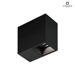 ceiling luminaire PLANO 1.0 - LED 1 flame, cardanic swivelling IP20, mat, deep black dimmable