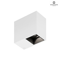 ceiling luminaire PLANO 1.0 - LED 1 flame, cardanic swivelling IP20, mat, traffic white dimmable