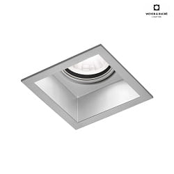LED Einbaustrahler PLANO 1.0, 350/500mA, 7/10W 3000K, CRi >90, dreh-/schwenkbar, silber