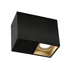 LED Deckenleuchte PLANO CEILING SURF 1.0 LED Strahler, 1-flammig, 12W, 3000K, IP20, dimmbar, schwarz matt, champagner