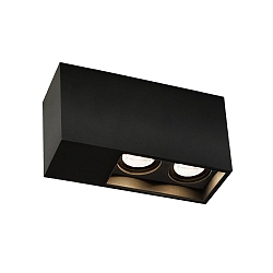 Luminaire de plafond PLANO CEILING SURF 2.0 PAR16 GU10 IP20, noir mat 