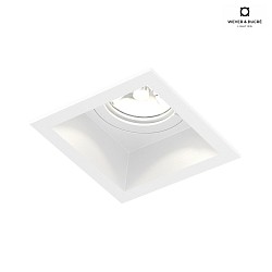 recessed spotlight PLANO IP44 1.0 - LED 1 flame, rigid, with wire springs IP44 / IP20, mat, traffic white dimmable