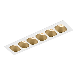recessed luminaire PIRRO PETIT CEILING REC 6.0 IP20, champagner, white matt 14W 680lm 2700K 20-40 20-40 CRI 90-100
