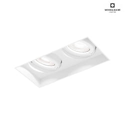 LED Einbaustrahler STRANGE 2.0, 350/500mA, 2x 7/10W 2700K, CRi >90, wei