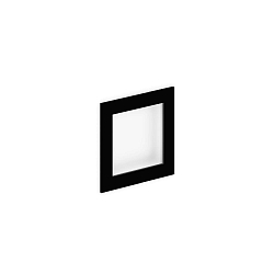 wall recessed luminaire LITO WALL REC 1.0 IP20, black matt 