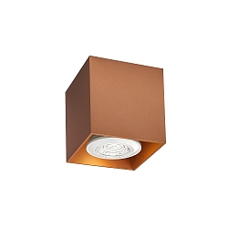 Deckenleuchte BOX 1.0 PAR16, GU10 max. 12W, Kupfer