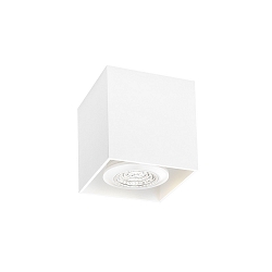 Plafoniera BOX 1.0 Forma di cubo, indietro GU10 IP20, Bianco dimmerabile