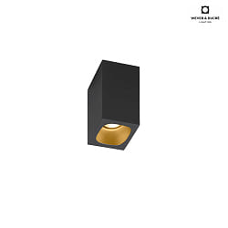 Downlight PIRRO 1.0 1-Lampadina IP20, oro, nero dimmerabile