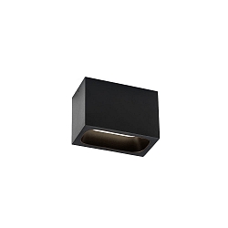 LED Deckenleuchte PIRRO OPAL CEILING SURF 2.0 LED, 2-flammig, 2700K B 7W 220-240VAC DIM , IP20, schwarz matt