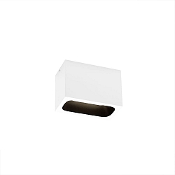 LED Deckenleuchte PIRRO OPAL CEILING SURF 2.0 LED, 2-flammig, 2700K E 7W 220-240VAC DIM , IP20, wei� matt, schwarz matt