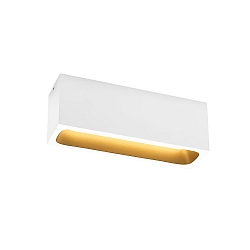 LED Deckenleuchte PIRRO OPAL CEILING SURF 4.0 LED, 4-flammig, 2700K J 12W 220-240VAC DIM , IP20, wei� matt, gold