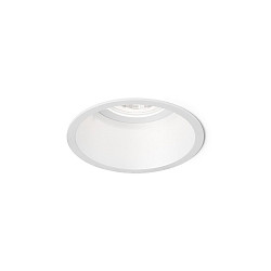 Downlight DEEPER 1.0 rotondo, indietro GU10 IP20, Bianco dimmerabile