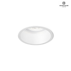 Recessed spot DEEPER IP44 1.0 MR16, IP20, 12V, GU5.3, QR-CBC51 max. 12W, white