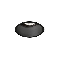 Downlight DEEPER IP44 1.0 rotondo, indietro GU10 IP44, Nero dimmerabile