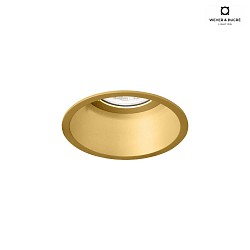 recessed spotlight DEEPER 1.0 - LED rigid, multipower, with wire springs IP20, gold dimmable
