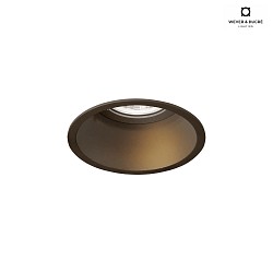 recessed spotlight DEEPER 1.0 - LED rigid, multipower, with wire springs IP20, bronze dimmable