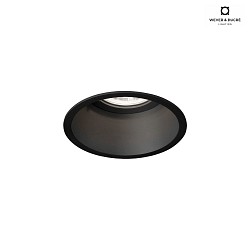 recessed spotlight DEEPER IP44 1.0 - LED rigid, multipower, with leaf springs IP44 / IP20, mat, deep black dimmable