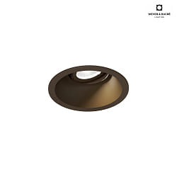LED Einbaustrahler DEEP PETIT ADJUST 1.0, 350mA, 6W 2700K, CRi >90, mit Standard-Federn, bronze