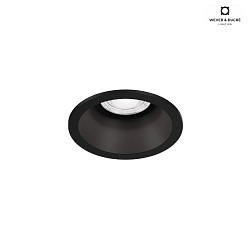 ceiling recessed luminaire DEEP PETIT IP65 1.0 - LED rigid, current constant IP65, black matt dimmable
