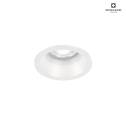 ceiling recessed luminaire DEEP PETIT IP65 1.0 - LED rigid, current constant IP65, mat, traffic white dimmable