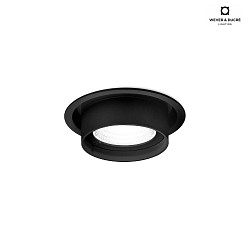 Recessed spot RINI SNEAK IP44 1.0 MR16, 12V, GU5.3, QR-CBC51 max. 12W, black