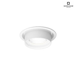 Recessed spot RINI SNEAK IP44 1.0 MR16, 12V, GU5.3, QR-CBC51 max. 12W, white