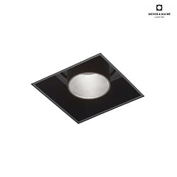 LED Recessed spot SNEAK TRIMLESS 1.0, 350/500mA, 7/10W 2700K, CRi >90, black