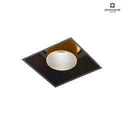 LED Recessed spot SNEAK TRIMLESS 1.0, 350/500mA, 7/10W 2700K, CRi >90, black gold