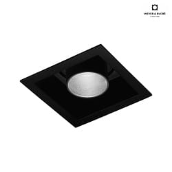 LED Recessed spot SNEAK TRIM 1.0, 350/500mA, 7/10W 2700K, CRi >90, black