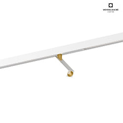 LED Schienenstrahler MICK ON TRACK 1.0 fr STREX SYSTEM 48V, 9.5W 3000K, CRi >90, wei-gold