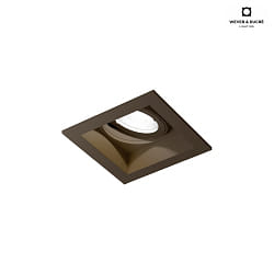 LED Einbaustrahler PLANO PETIT ADJUSTABLE 1.0, 350mA, 6W 2700K, CRi >90, bronze