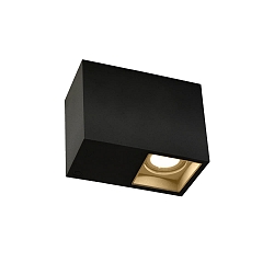 Spot PLANO PETIT CEILING SURF 1.0 IP20, champagne, noir mat gradable