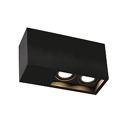 spot PLANO PETIT CEILING SURF 2.0 IP20, black matt dimmable