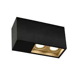 spot PLANO PETIT CEILING SURF 2.0 IP20, champagner, black matt dimmable