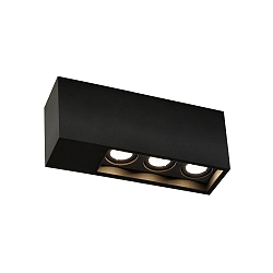 Spot PLANO PETIT CEILING SURF 3.0 IP20, noir mat gradable