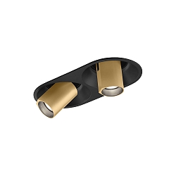 Luce da incasso BLIEK PETIT CEILING REC 2.0 IP20, champagne, nero opaco dimmerabile 12W 1000lm 3000K 20-40 20-40 CRI 90-100