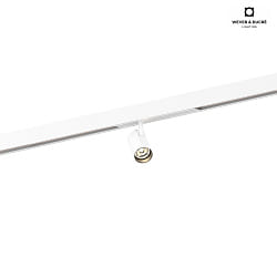 LED Track spot CENO ON TRACK 1.0 for STREX SYSTEM 48V, 2700K, DALI dimmable, white