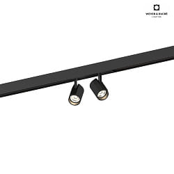 LED Track spot CENO ON TRACK 2.0 for STREX SYSTEM 48V, 3000K, DALI dimmable, black