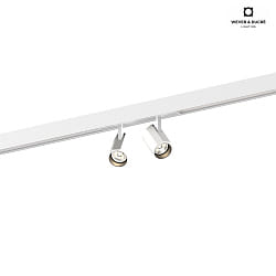LED Track spot CENO ON TRACK 2.0 for STREX SYSTEM 48V, 2700K, DALI dimmable, white