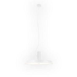 Luci a sospesione ROOMOR OFFICE CABLE SUSP 1.0 MICROPRISM IP20, bianco opaco dimmerabile