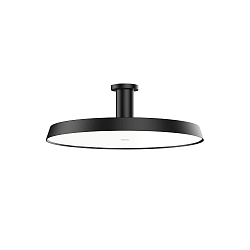 ceiling luminaire ROOMOR OFFICE CEILING SURF 1.0 OPAL DALI controllable IP20, black matt dimmable