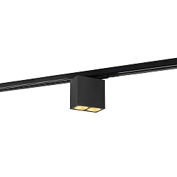 LED 1-Phasen Strahler PIRRO SPOT ON TRACK 2.0, 2-flammig, 11W, IP20, 3000K, 770lm, schwarz/gold