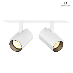 LED Einbaustrahler CENO 2.0, 2-flammig, 2700K, CRi >90, dreh/schwenkbar, dimmbar, wei